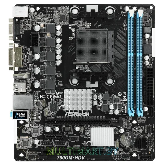 Материнская плата ASRock 760GM-HDV